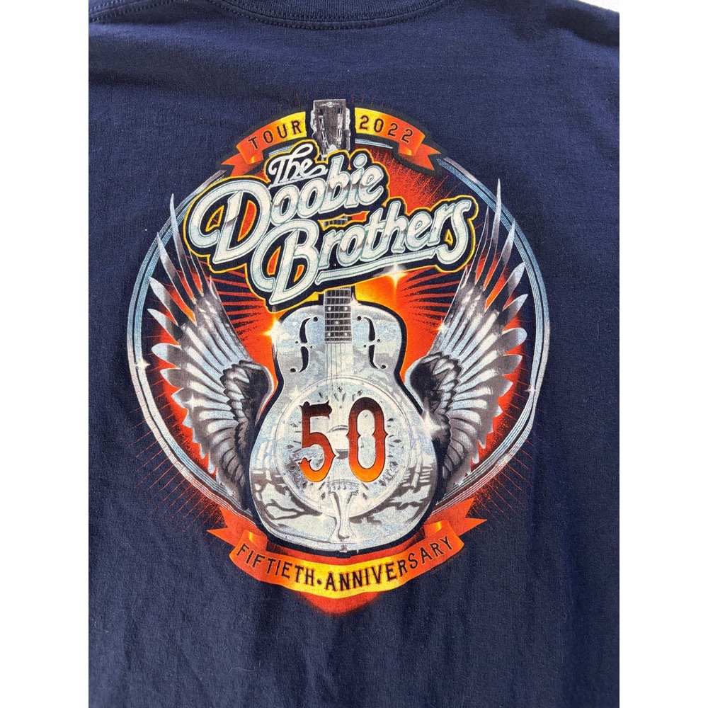 The Doobie Brothers T Shirt Mens XL 50th Anniversary Tour 2022 Graphic Band Tee
